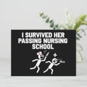 彼女の看護学校の試験に合格して生き残った看護師 招待状 (スタンド正面)