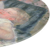 彼女の眠い子供1880年を洗浄する約母(油o カッティングボード (角)