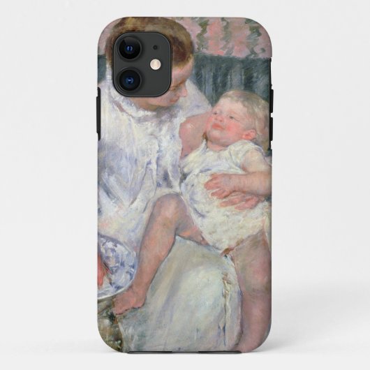 彼女の眠い子供1880年を洗浄する約母(油o Case-Mate iPhoneケース (裏面)