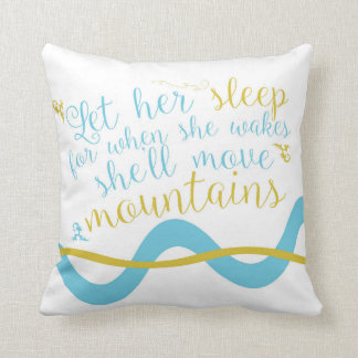 彼女の睡眠の枕を許可して下さい クッション