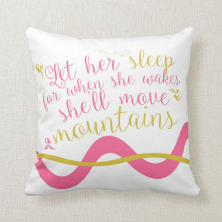 彼女の睡眠の枕を許可して下さい クッション