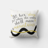 彼女の睡眠の枕を許可して下さい クッション (正面)