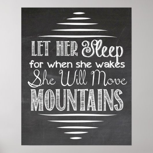 彼女の睡眠黒板のポスター ポスター (正面)