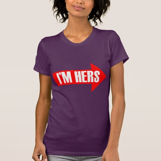 彼女の矢印左 -.png tシャツ (正面)