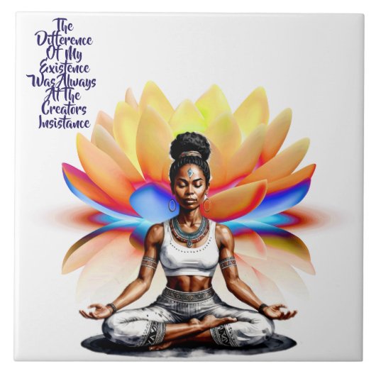 彼女の知恵の存在セラミックタイル タイル (正面)