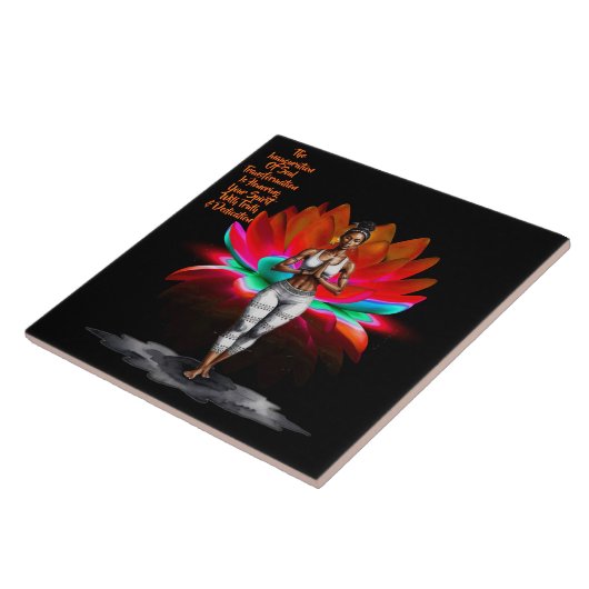 彼女の知恵の発祥陶磁器タイル タイル (側面)