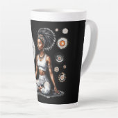 彼女の知恵の自己統治のラテマグ カフェラテマグ (右アングル)