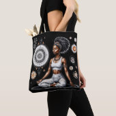 彼女の知恵の自己統治トート トートバッグ (クローズアップ)