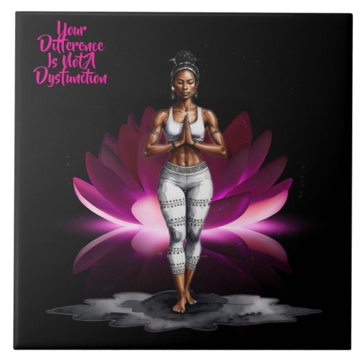 彼女の知恵の違いセラミックタイル タイル (正面)