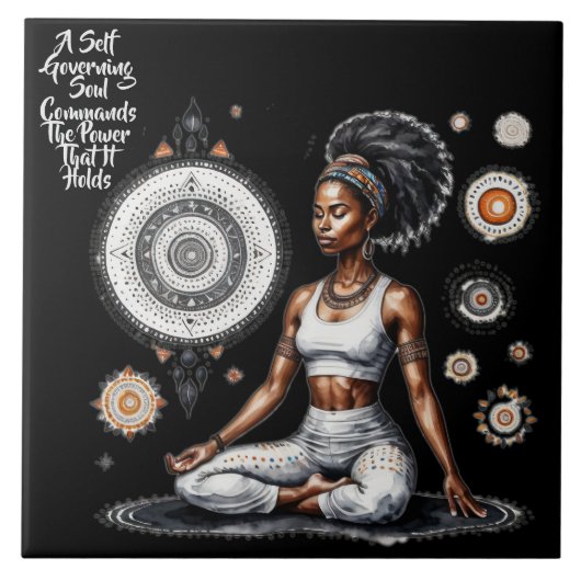 彼女の知恵はセラミックのタイルを管理する タイル (正面)