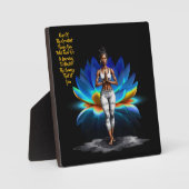 彼女の知恵をマスターするエネルギープラークとイーゼル フォトプラーク (正面)