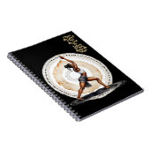 彼女の知恵Iがスパイラル写真ノートを尊重 ノートブック (右側)