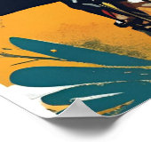 彼女の祖先のドラム – ジェーとAfrocentric Woman ポスター (角)