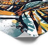 彼女の精神のリズム – アフリカのドラマー女性アート ポスター (角)