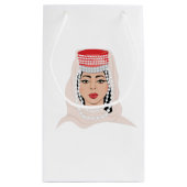 彼女の精神は故郷と同じくらい強来い スモールペーパーバッグ (裏面)