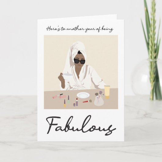 彼女の素晴らしい誕生日 カード (正面)