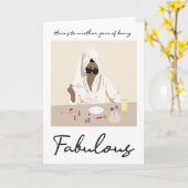 彼女の素晴らしい誕生日 カード (黄色い花)