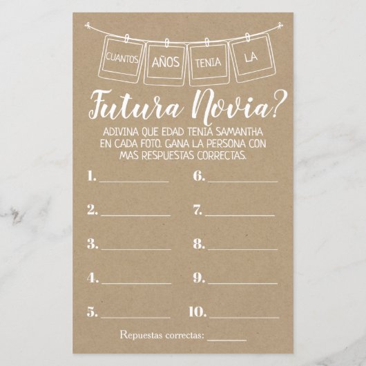 彼女の素朴なシャワーのバイリンガルゲームは何歳だった (裏面)