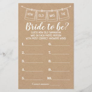 彼女の素朴なシャワーのバイリンガルゲームは何歳だった