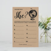 彼女の素朴なブライダルシャワーバイリンガルゲームはどこにいた (スタンド正面)