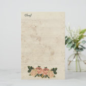 彼女の素朴フローラ 便箋 (スタンド正面)