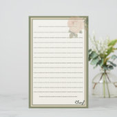 彼女の素朴フローラ 便箋 (スタンド正面)