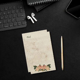 彼女の素朴フローラ 便箋