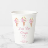 彼女の結婚が決まった! ブライダルシャワーのお祝い 紙コップ (裏面)