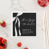 彼女の結婚を祝う ブライダルシャワーパーティー スタンダードカクテルナプキン (インサイチュ)