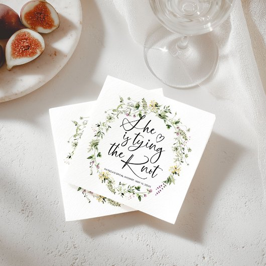 彼女の結婚を祝う ブライダルシャワー スタンダードカクテルナプキン