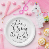 彼女の結婚を祝う ブライダルシャワー ペーパープレート (パーティー)