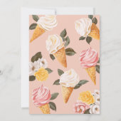 彼女の結婚前のお祝いが決定！ 結婚前パーティー招待状 招待状 (裏面)