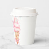 彼女の結婚前のお祝いの紙コップが奪われた 紙コップ (左)