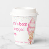 彼女の結婚前のお祝いの紙コップが奪われた 紙コップ (正面)