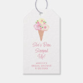 彼女の結婚式のサプライズパーティ ギフトタグ (正面)