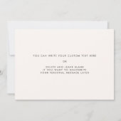 彼女の結婚式の最高の日のカードで私の友人にブリック 招待状 (裏面)