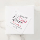 彼女の結婚式の準備 シーズ タイング ザ ノット ボウ コケッタ ブライダル シャワー フェイバータグ (インサイチュ)