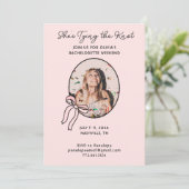 彼女の結婚式の準備 パーティー バウ & ベイビー 招待状 (スタンド正面)