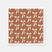 彼女の結婚式の準備 ブーケパターン ブライズシャワー スタンダードカクテルナプキン (正面)