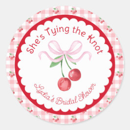 『彼女の結婚式』コケッタ チェリー ブライダルシャワー ラウンドシール