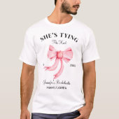 彼女の結婚式 コケッティー ブライズメイド パーティー Tシャツ (正面)