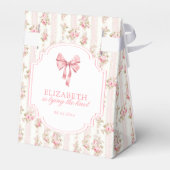 『彼女の結婚式』コケッティ ボウ ブライダルシャワー フェイバーボックス (裏面サイド)