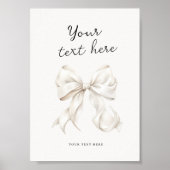 彼女の結婚式 ブライズシャワー テーブル サイン (正面)