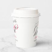 『彼女の結婚式』Bow Coquette ブライダルシャワー 紙コップ (左)