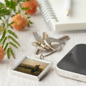 彼女の群を持つShepherdess、1863年 キーホルダー (側面)