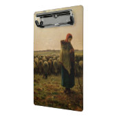 彼女の群を持つShepherdess、1863年 ミニクリップボード (アングル2)