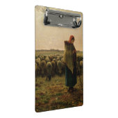 彼女の群を持つShepherdess、1863年 ミニクリップボード (アングル)