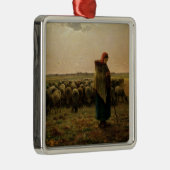 彼女の群を持つShepherdess、1863年 メタルオーナメント (右)
