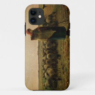 彼女の群を持つShepherdess、1863年 iPhone 11 ケース