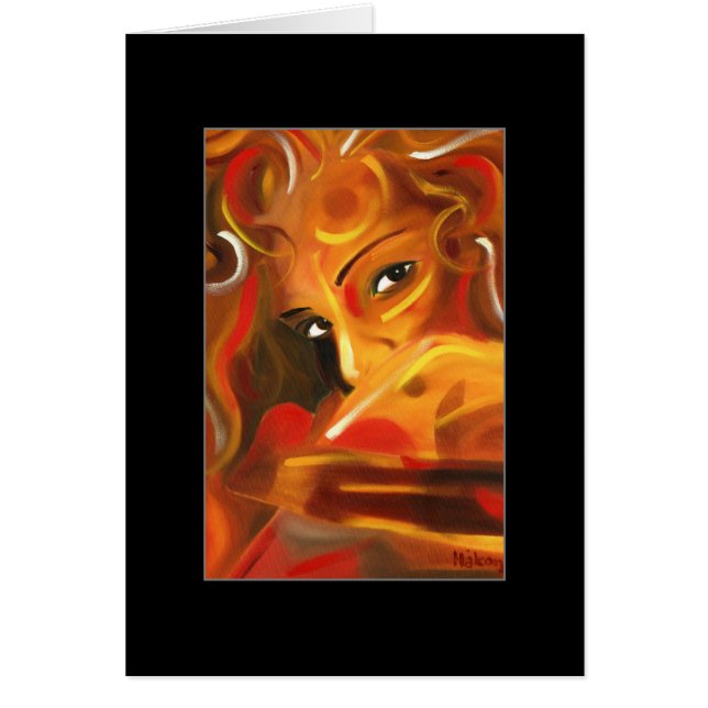 彼女の肩に見ること (正面)